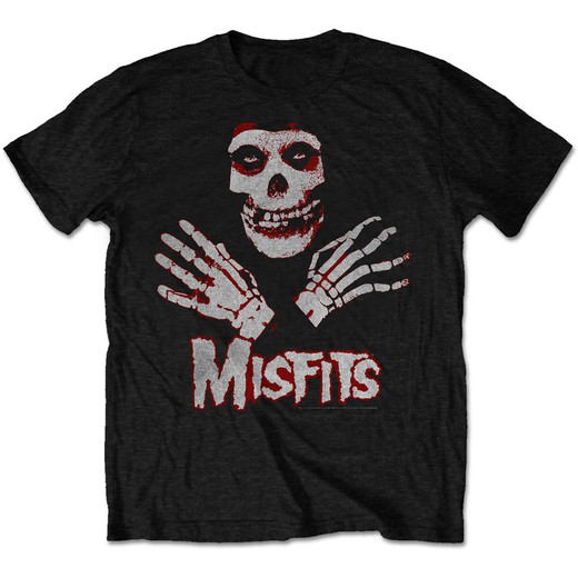 Camiseta Misfits unisex: Hands