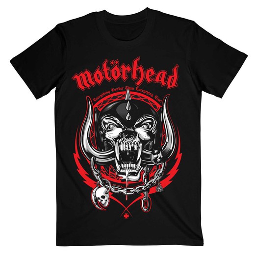 Camiseta Motorhead unisex: Lightning Wreath