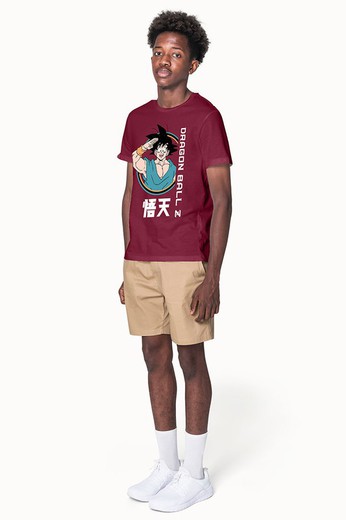 Camiseta Niño MC Dragon Ball Burgundy