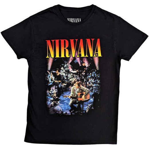 Camiseta Nirvana unisex: Unplugged Photo