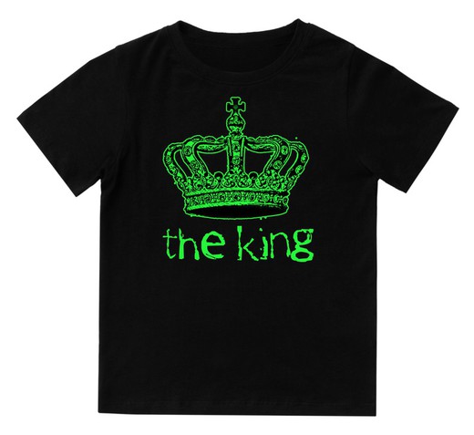 Camiseta para bebé Corona The king