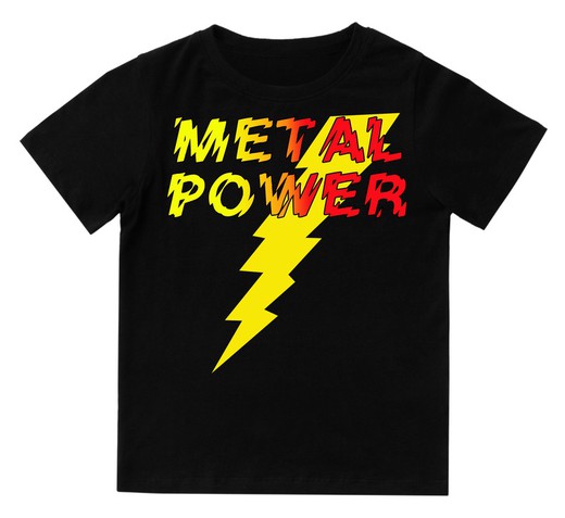 Camiseta para bebé Metal Power