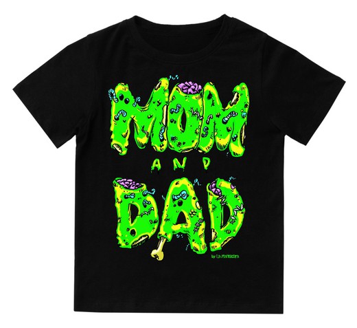 Camiseta para bebé Mom & Dad