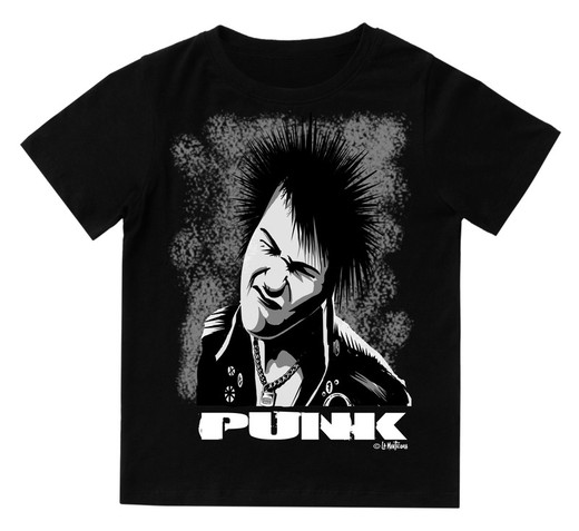Camiseta para bebé Punk