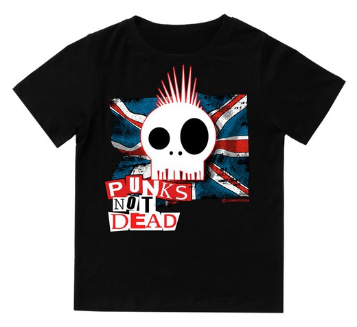 Camiseta para bebé Punks not dead