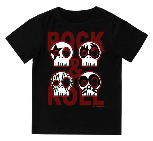 Camiseta para bebé Rock & Roll