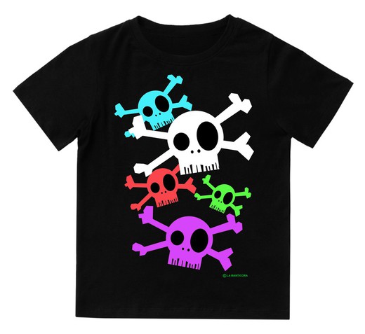 Camiseta para niño Calaveras attack group