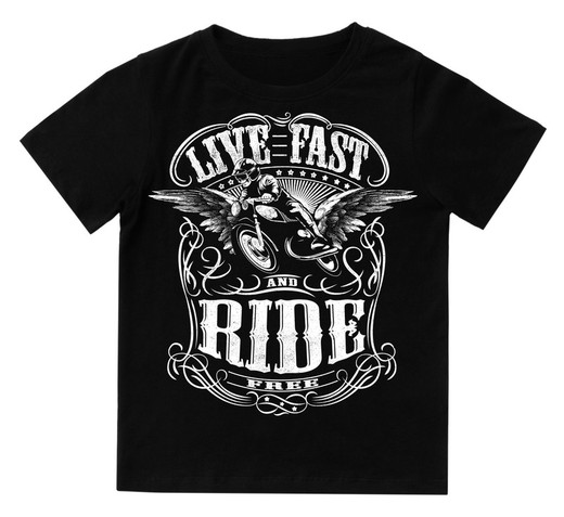 Camiseta para niño Live Fast