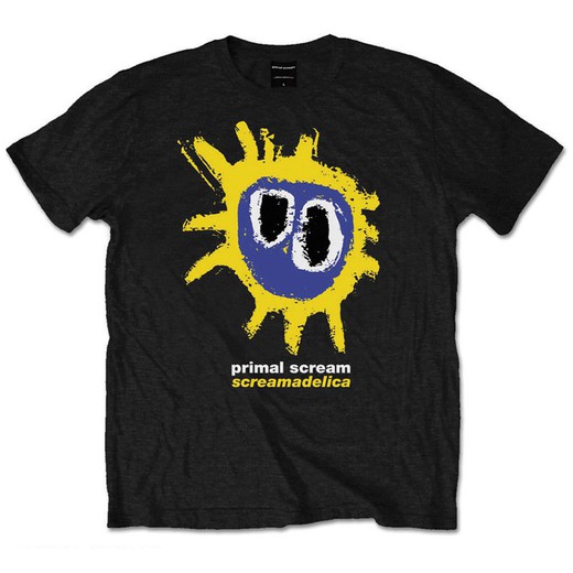 Camiseta Primal Scream unisex: Screamadelica Yellow