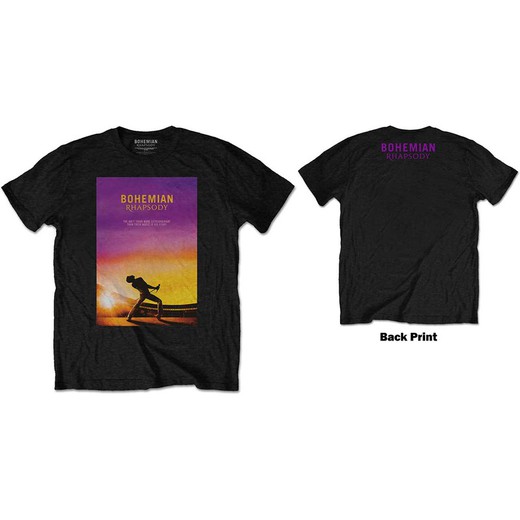 Camiseta Queen unisex: Bohemian Rhapsody (Back Print)