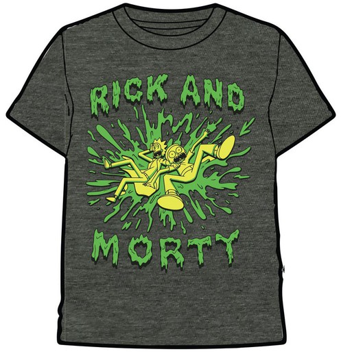 CAMISETA RICK Y MORTY GREY