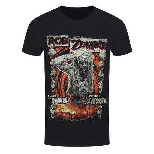 Camiseta Rob Zombie - Born to go insane — Camden Shop