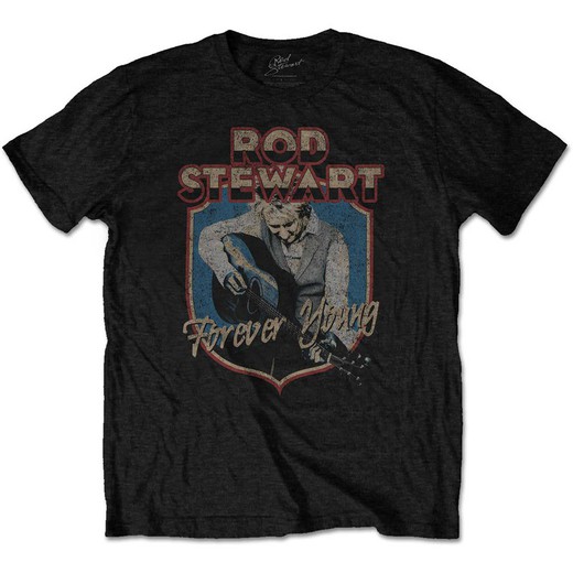 Camiseta Rod Stewart unisex: Forever Crest