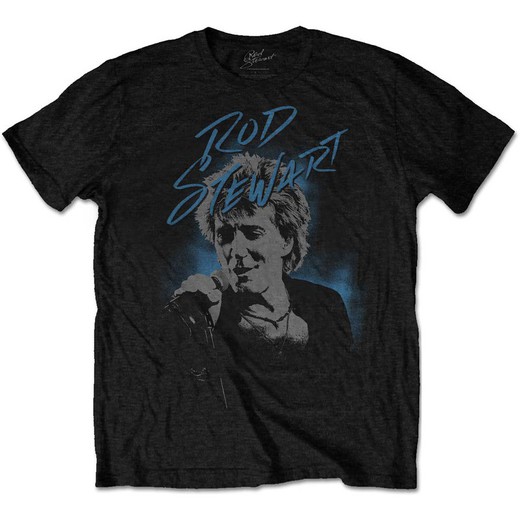 Camiseta Rod Stewart unisex: Scribble Photo
