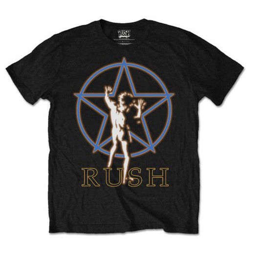 Camiseta Rush unisex: Starman Glow
