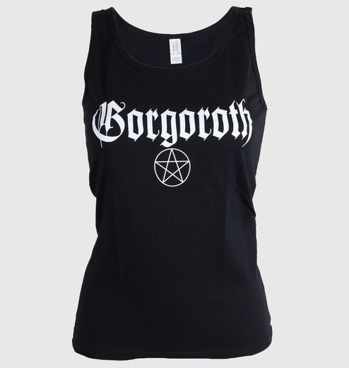 Camiseta Sin Mangas Mujer Gorgoroth - Logo