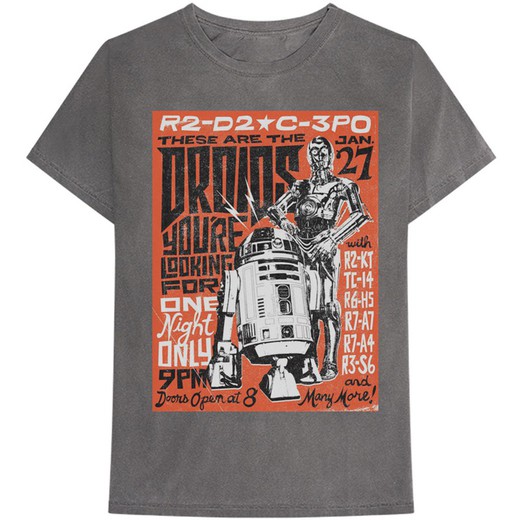 Camiseta Star Wars unisex: Droids Rock