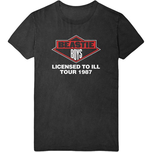 Camiseta The Beastie Boys unisex: Licensed To Ill Tour 1987