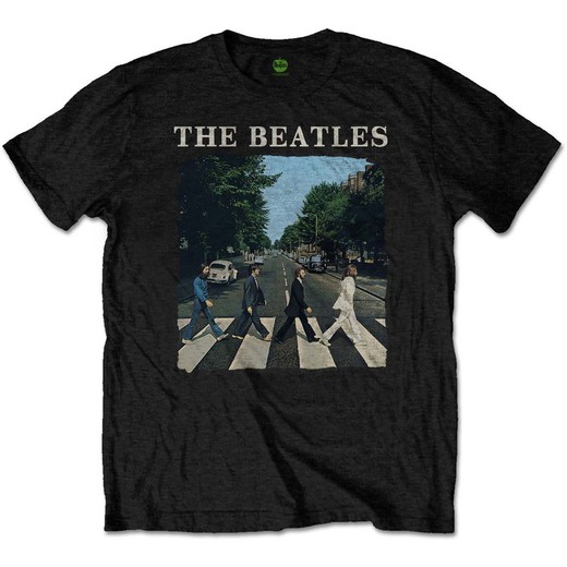 Camiseta The Beatles unisex: Abbey Road & Logo