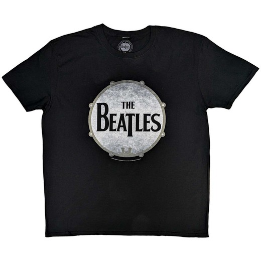 Camiseta The Beatles unisex: Drum Skin