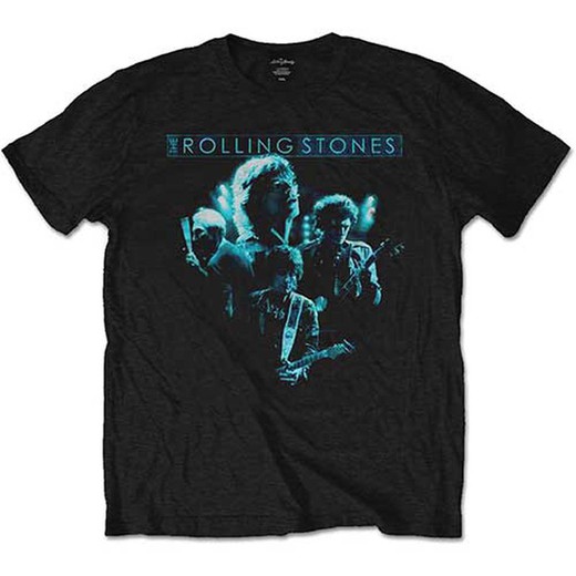 Camiseta The Rolling Stones unisex: Band Glow