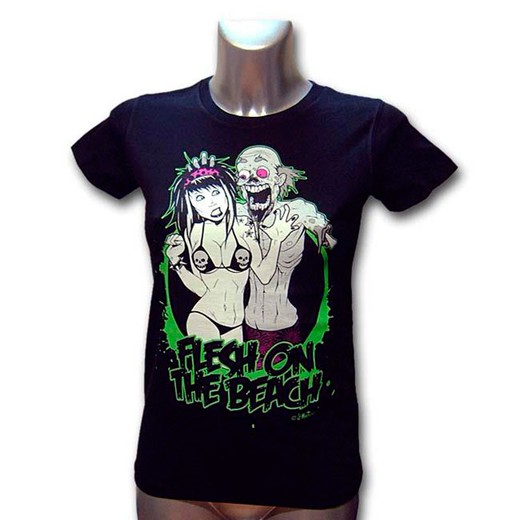 Camiseta Zombies - Flesh On The Beach