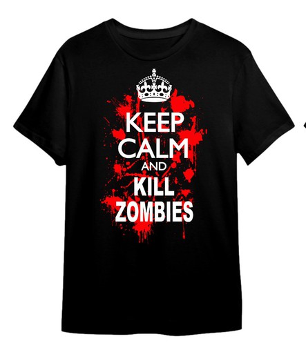 Camiseta Zombies Keep the calm