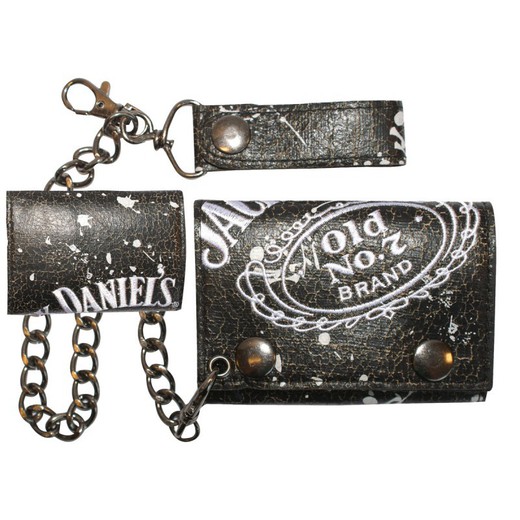 Jack Daniel'S - Painted Trifold Chain Wallet