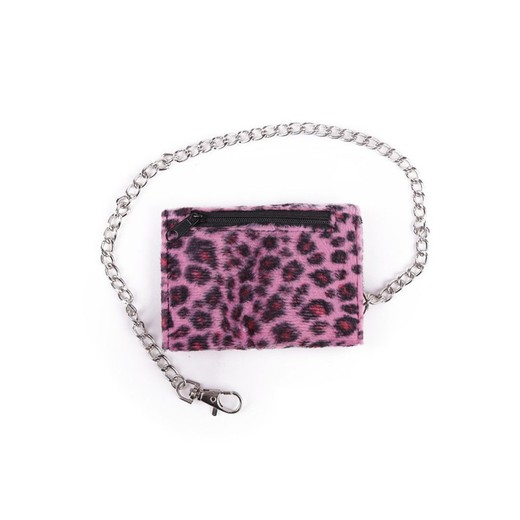 Pink Chain Hair Wallet