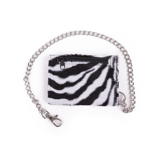 Zebra Hair Wallet Chain