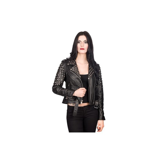 Chaqueta Mode Wichtig Ladys Rockstar Jacket Nappa Leather Black