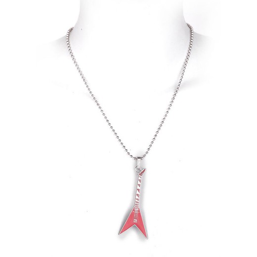 Red Electric Guitar Pendant