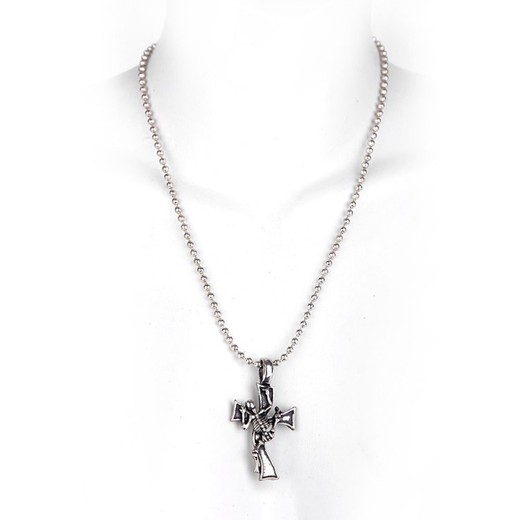 Skeleton Cross Chain ​​Necklace