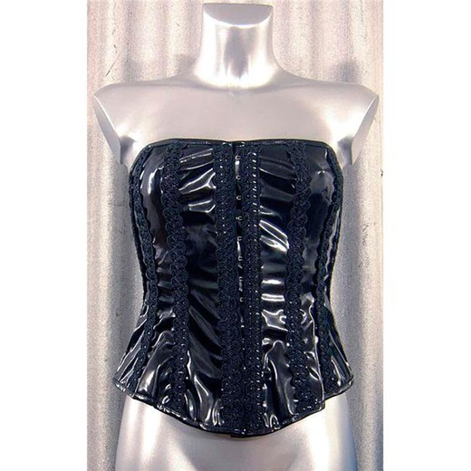 Corset Overbust - Pvc With Pasamaneria