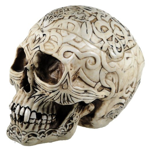 Keltische schedel met dop 20cm