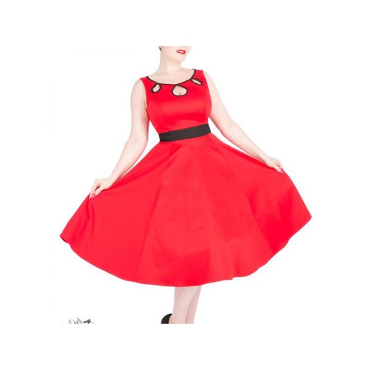Kleid 50S Red Eva Swing