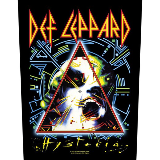 Espaldera Def Leppard: Hysteria