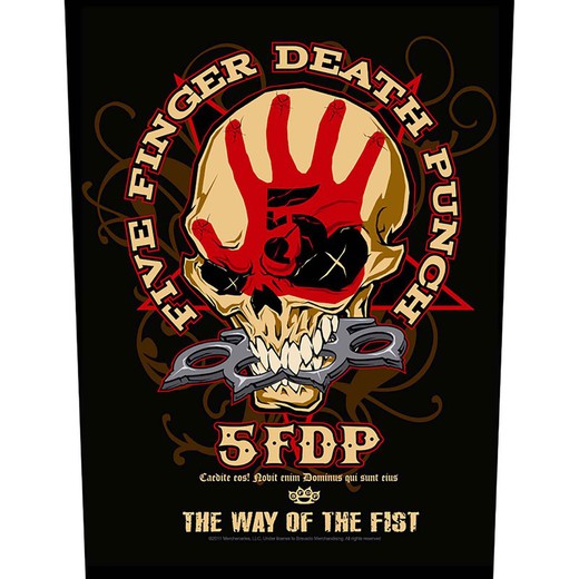 Espaldera Five Finger Death Punch: Way Of The Fist