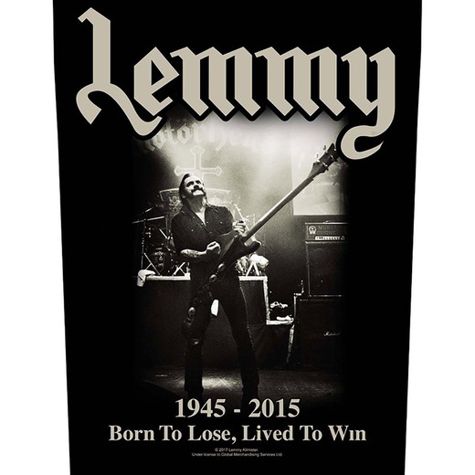 Espaldera Lemmy: Lived to Win