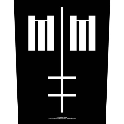 Espaldera Marilyn Manson: Cross Logo