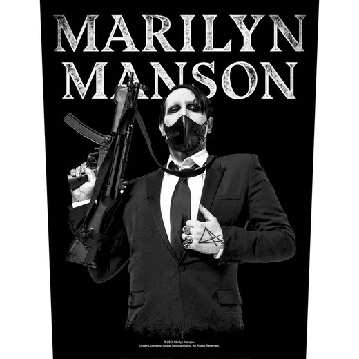 Espaldera Marilyn Manson: Machine Gun