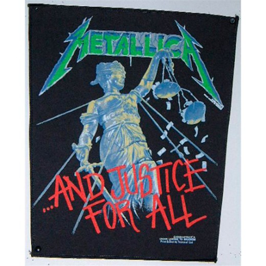 Metallica Justice rugprotector