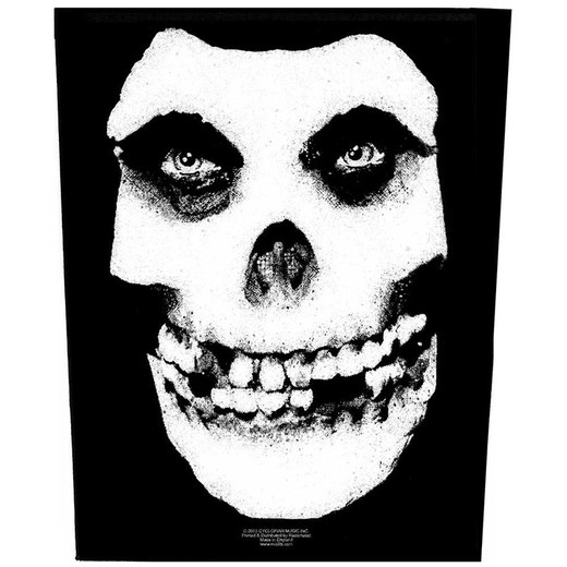 Misfits Back - Face Skull