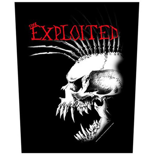 The Exploited - Bastard Skull Backpatches