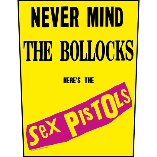 Espaldera The Sex Pistols: Never Mind The Bollocks Yellow