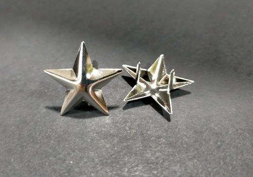 Silbermetallic Star