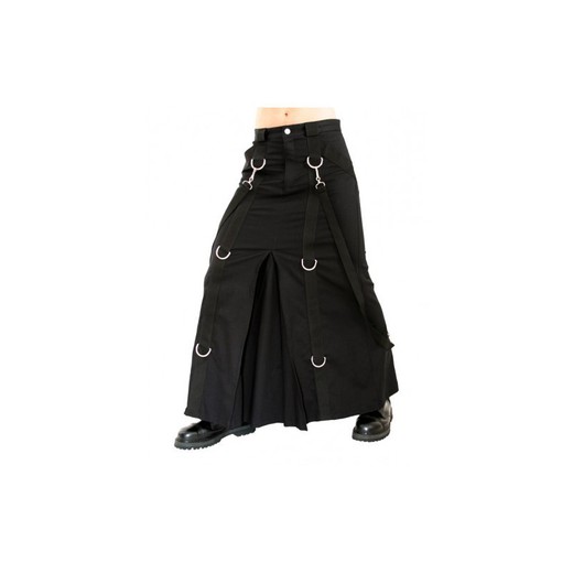 Falda Aderlass Chain Skirt Denim Black