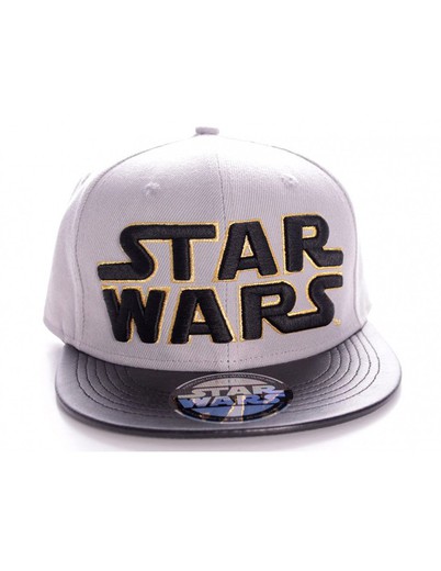 Boné cinza do logotipo do Star Wars Classic