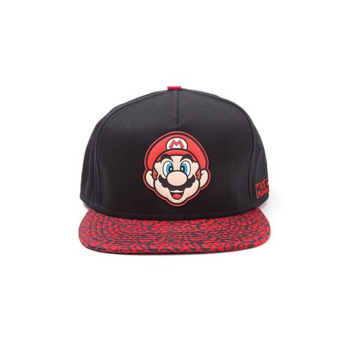 Cappellino Super Mario Bros Mario Face