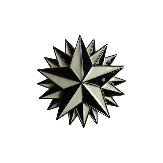 Black And White Star Buckle